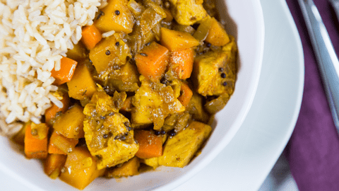 Chicken & Ginger Curry with Fragrant Rice
