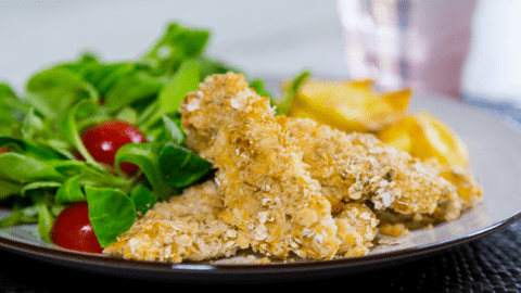 Chicken Goujons with Potato Wedges
