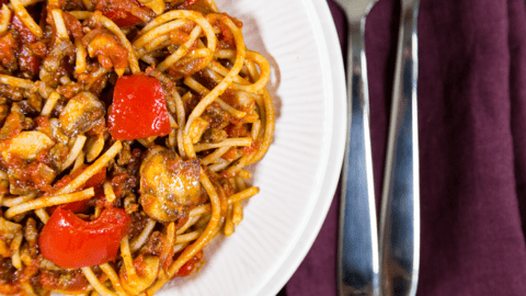 Super Easy Spaghetti Bolognese