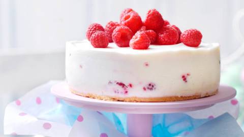 Raspberry Yogurt Cake