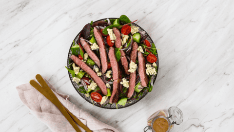 Irish Rib Eye Steak Salad