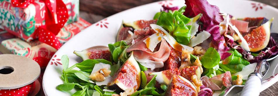 Salad with figs and parmesan