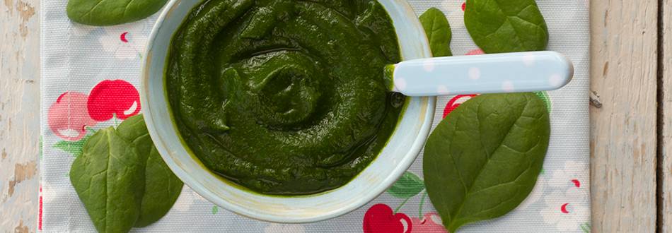 Spinach and Carrot Purée