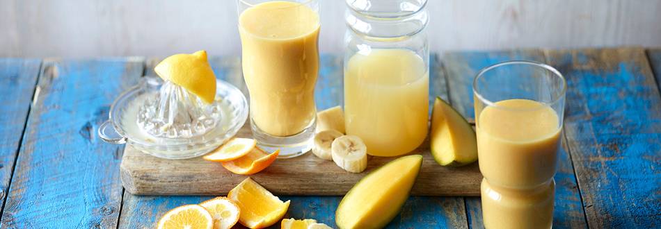 Mango-Banana Orange Smoothie